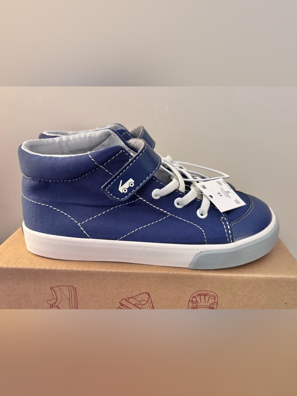 NWT See Kai Run Belmont Navy shoes size 12